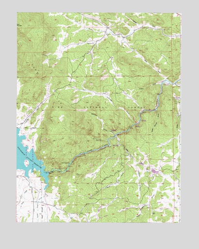 Elevenmile Canyon, CO USGS Topographic Map