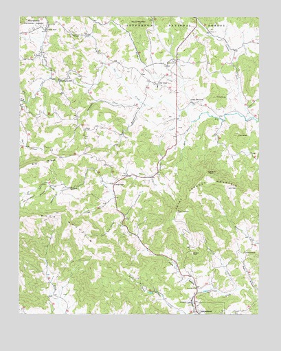 Elk Creek, VA USGS Topographic Map