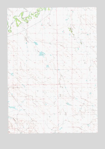 Elkhorn Creek West, MT USGS Topographic Map