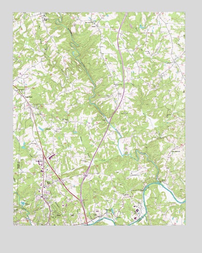 Elkin North, NC Topographic Map - TopoQuest