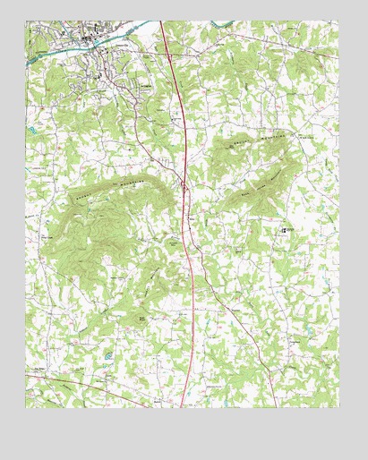 Elkin South, NC Topographic Map - TopoQuest