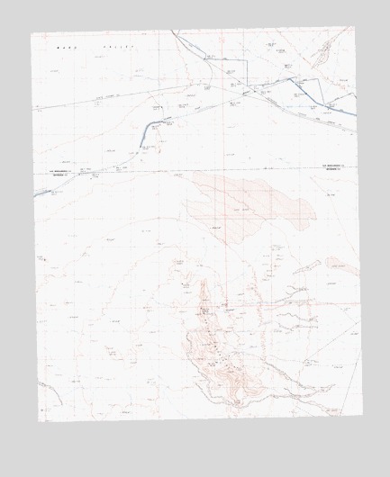 Arica Mountains, CA USGS Topographic Map