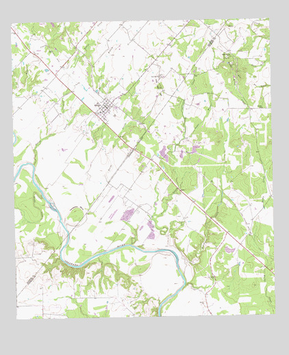 Ellinger, TX USGS Topographic Map