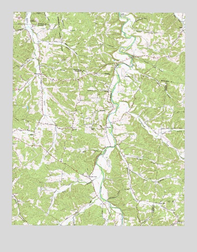 Ellis Mills, TN USGS Topographic Map