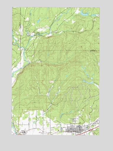 Elma, WA USGS Topographic Map