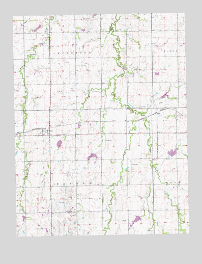 Elmo, KS USGS Topographic Map
