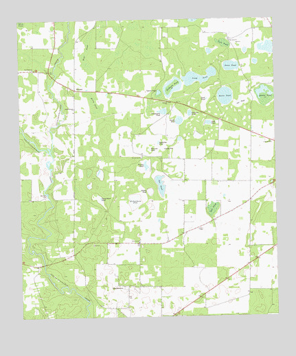 Elmodel, GA USGS Topographic Map