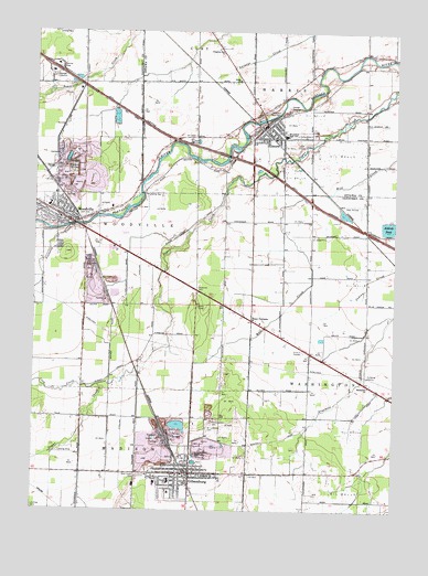 Elmore, OH USGS Topographic Map