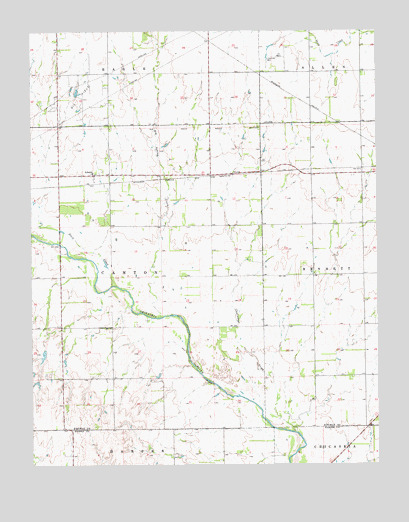 Adams, KS USGS Topographic Map
