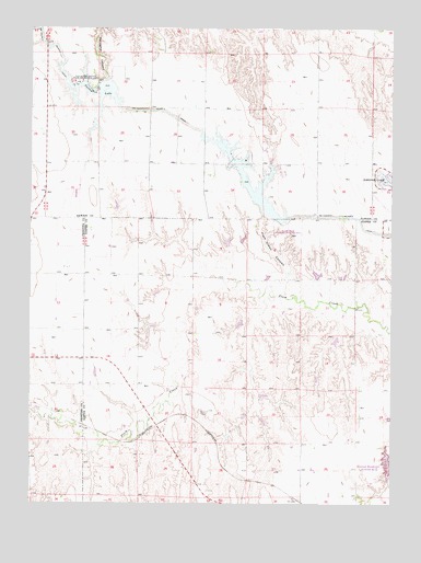 Elwood NW, NE USGS Topographic Map