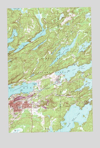 Ely, MN USGS Topographic Map