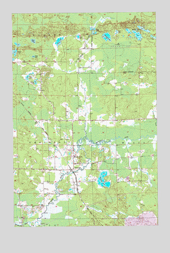 Embarrass, MN USGS Topographic Map