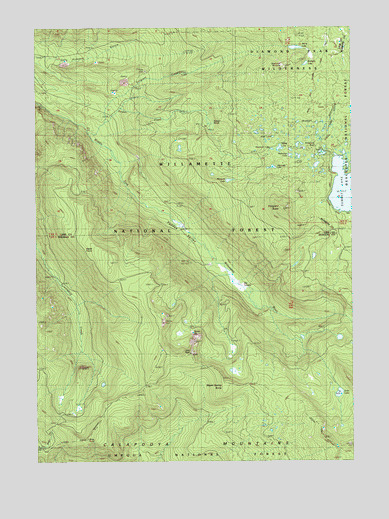 Emigrant Butte, OR USGS Topographic Map
