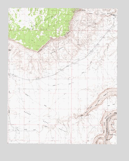 Emmett Wash, AZ USGS Topographic Map