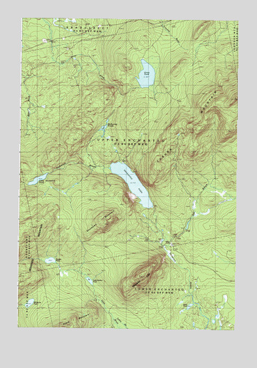 Enchanted Pond, ME USGS Topographic Map