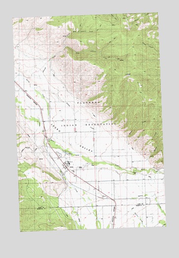 Arlee, MT USGS Topographic Map