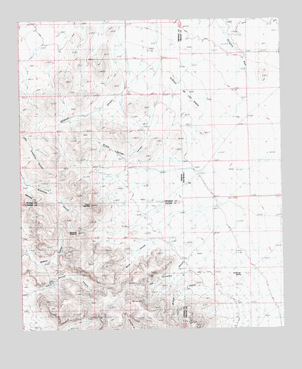 Engine Mountain, AZ USGS Topographic Map