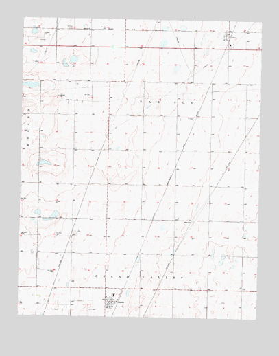 Adams, OK USGS Topographic Map