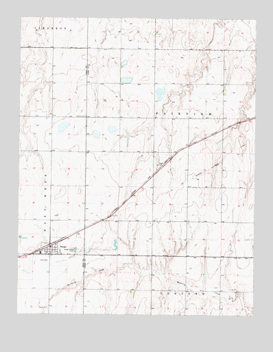 Ensign, KS USGS Topographic Map