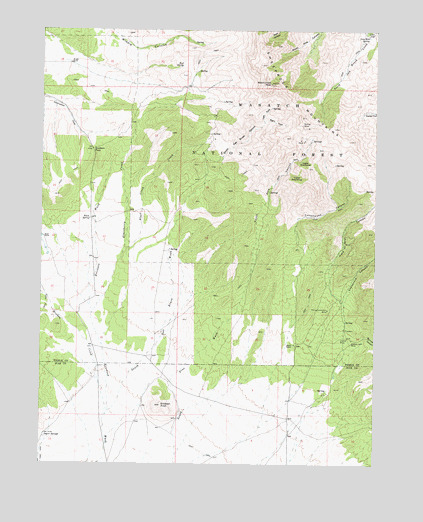 Erickson Knoll, UT USGS Topographic Map