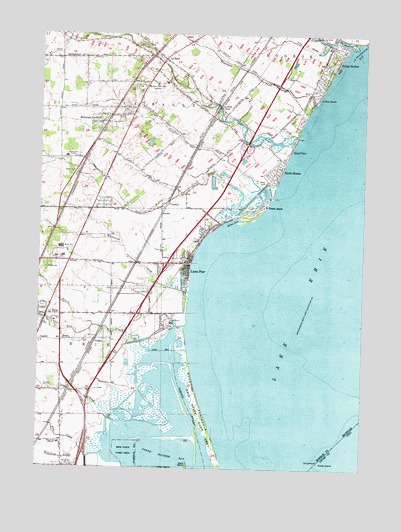 Erie, MI USGS Topographic Map