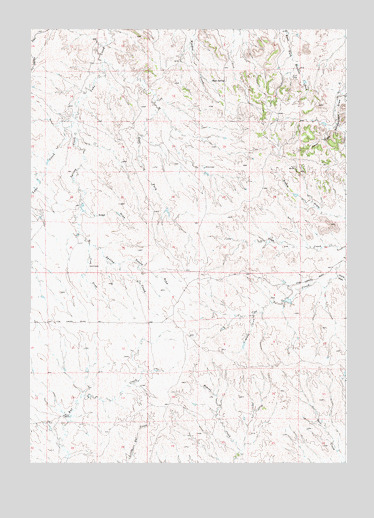 Esau Spring, WY USGS Topographic Map