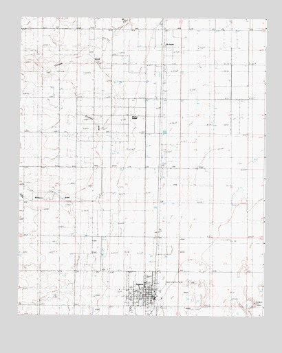 Estancia, NM USGS Topographic Map