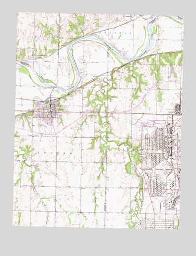 Eudora, KS USGS Topographic Map