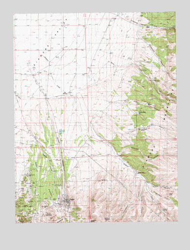 Eureka, NV USGS Topographic Map