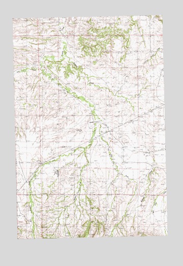 Armells, MT USGS Topographic Map