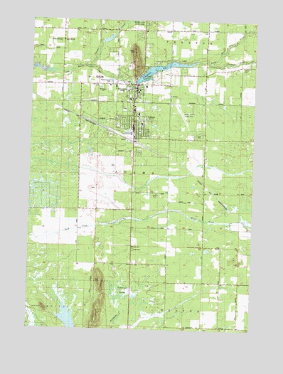 Adams, WI USGS Topographic Map