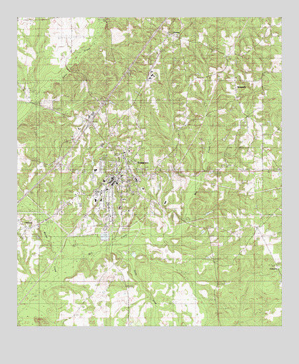 Evergreen, AL USGS Topographic Map