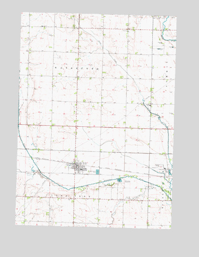 Everly, IA USGS Topographic Map