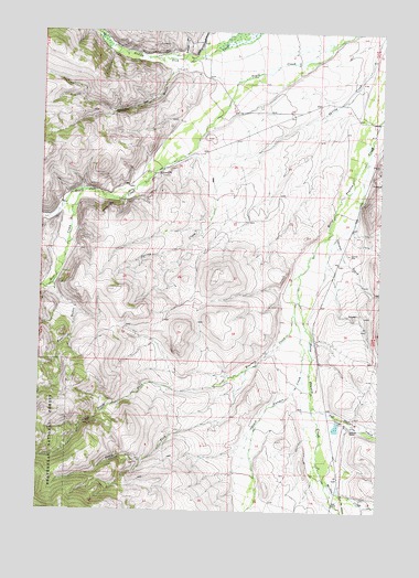 Everson Creek, MT USGS Topographic Map