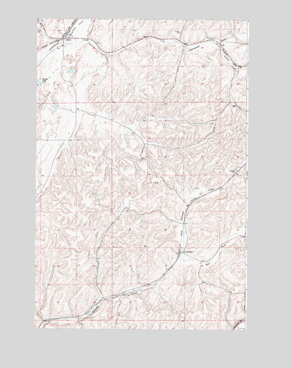 Ewan, WA USGS Topographic Map