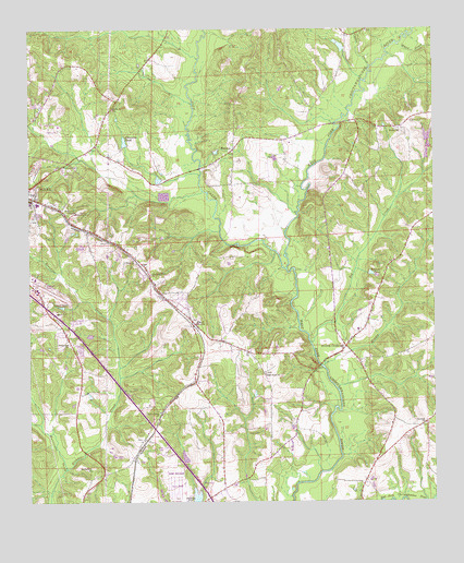 Ewell, AL USGS Topographic Map