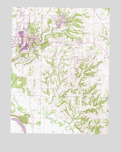 Excelsior Springs, MO USGS Topographic Map