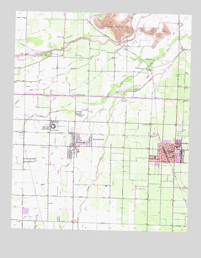 Exeter, CA USGS Topographic Map