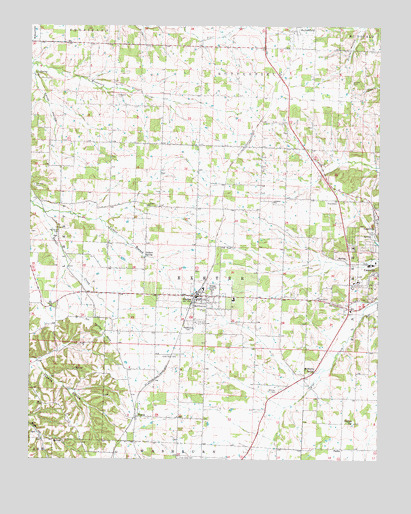 Exeter, MO USGS Topographic Map