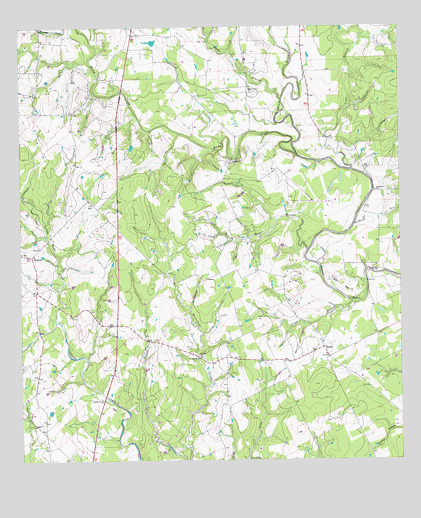 Ezzell, TX USGS Topographic Map