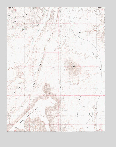 Factory Butte, UT USGS Topographic Map