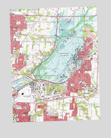 Fairborn, OH USGS Topographic Map