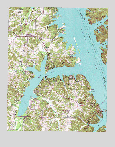 Fairdealing, KY USGS Topographic Map