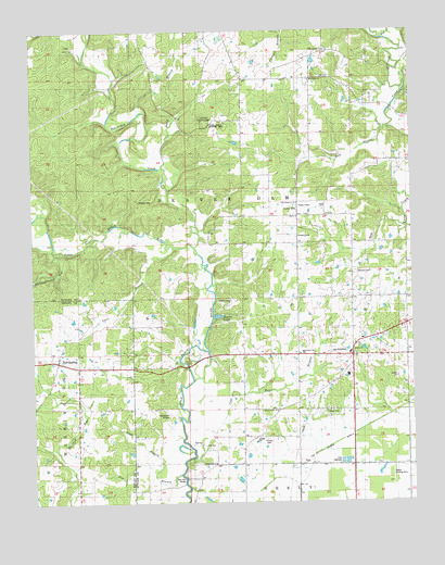 Fairdealing, MO USGS Topographic Map