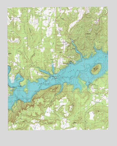 Fairfield Bay, AR USGS Topographic Map