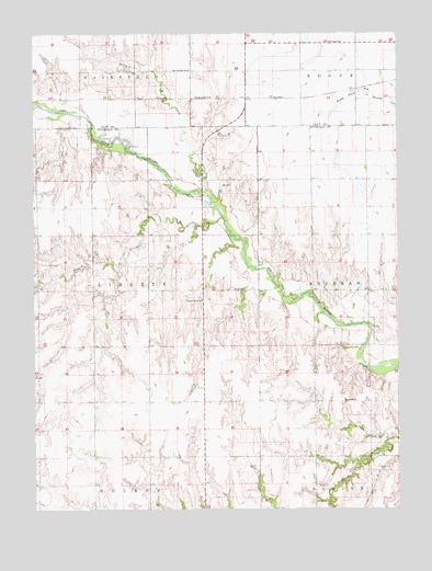 Fairfield SE, NE USGS Topographic Map