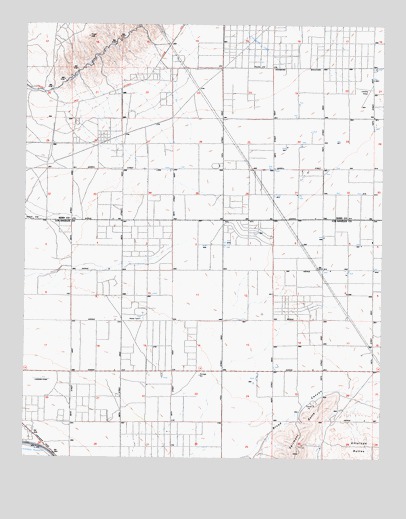 Fairmont Butte, CA USGS Topographic Map