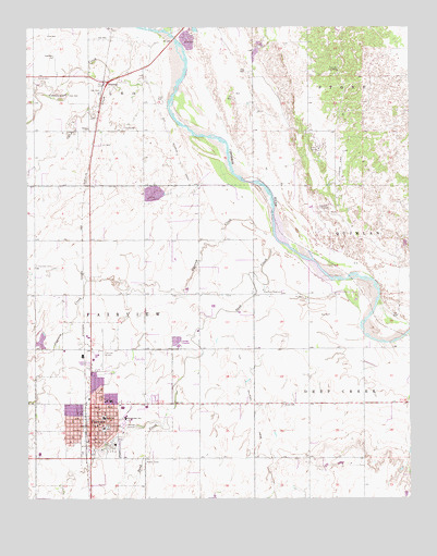 Fairview, OK USGS Topographic Map