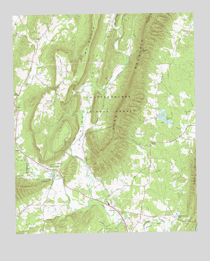 Armuchee, GA USGS Topographic Map
