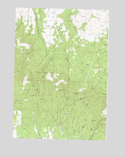 Fall Mountain, OR USGS Topographic Map